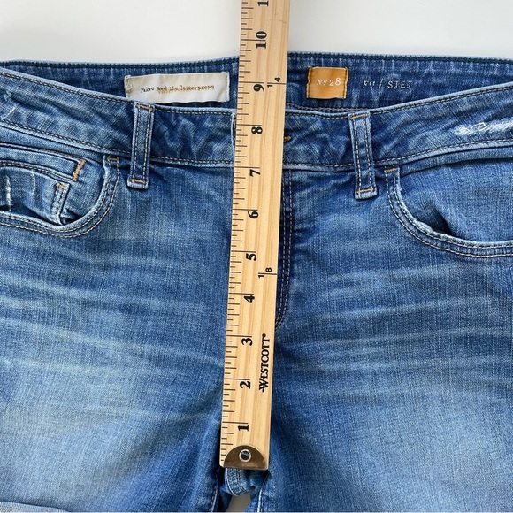 Anthropologie Pilcro and the Letterpress Stet Roll-Up Shorts Denim Shorts Sz 28 - Picture 8 of 10